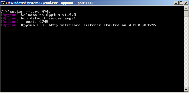 How To Start And Stop Appium Server From Command Prompt Paasdive